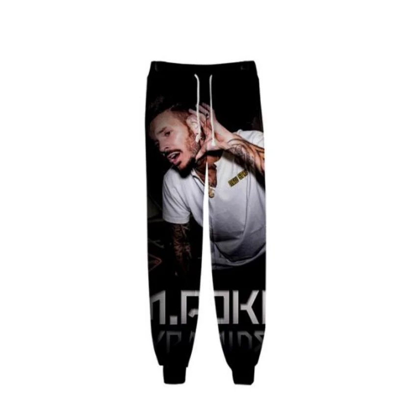 Rapper M. Celana Olahraga Pokora 3D Celana Jogger Celana Panjang Kasual Pria/Wanita Celana Olahraga Hip Hop Harajuku Pantalon Homme Streetwear