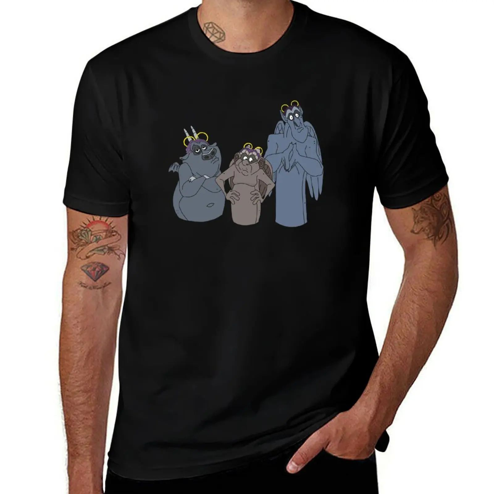Gargoyles T-Shirt Industrial Work Tee Shirt