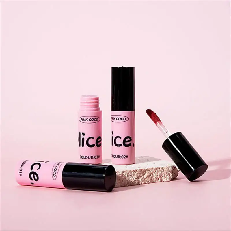 Lipgloss Fijn poeder Show Whiteness Sweet Girl Cool Girl Lip Products Rose Lip Glaze Hoge kwaliteit Toon de liplijnen niet