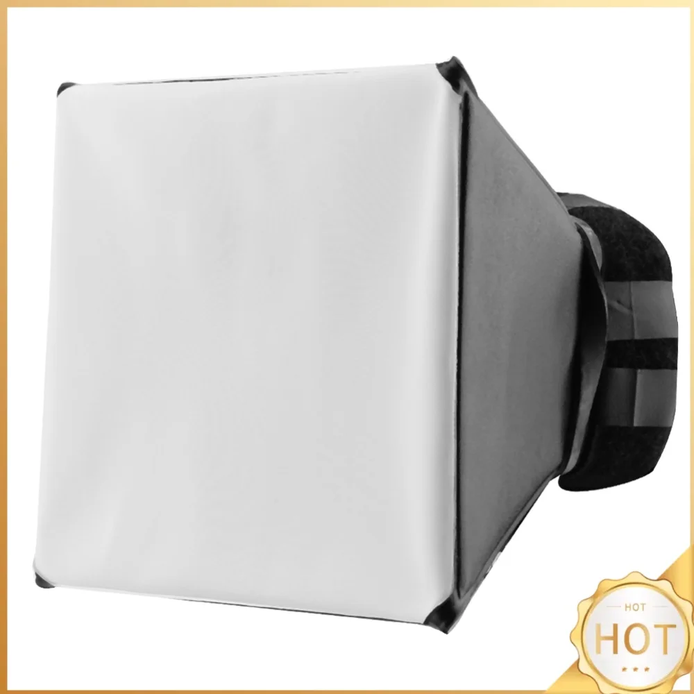Flash Diffuser Reflector Softbox 125x100mm DSLR Photo Diffuser Soft Light Box Universal Foldable Accessories for Canon for Nikon