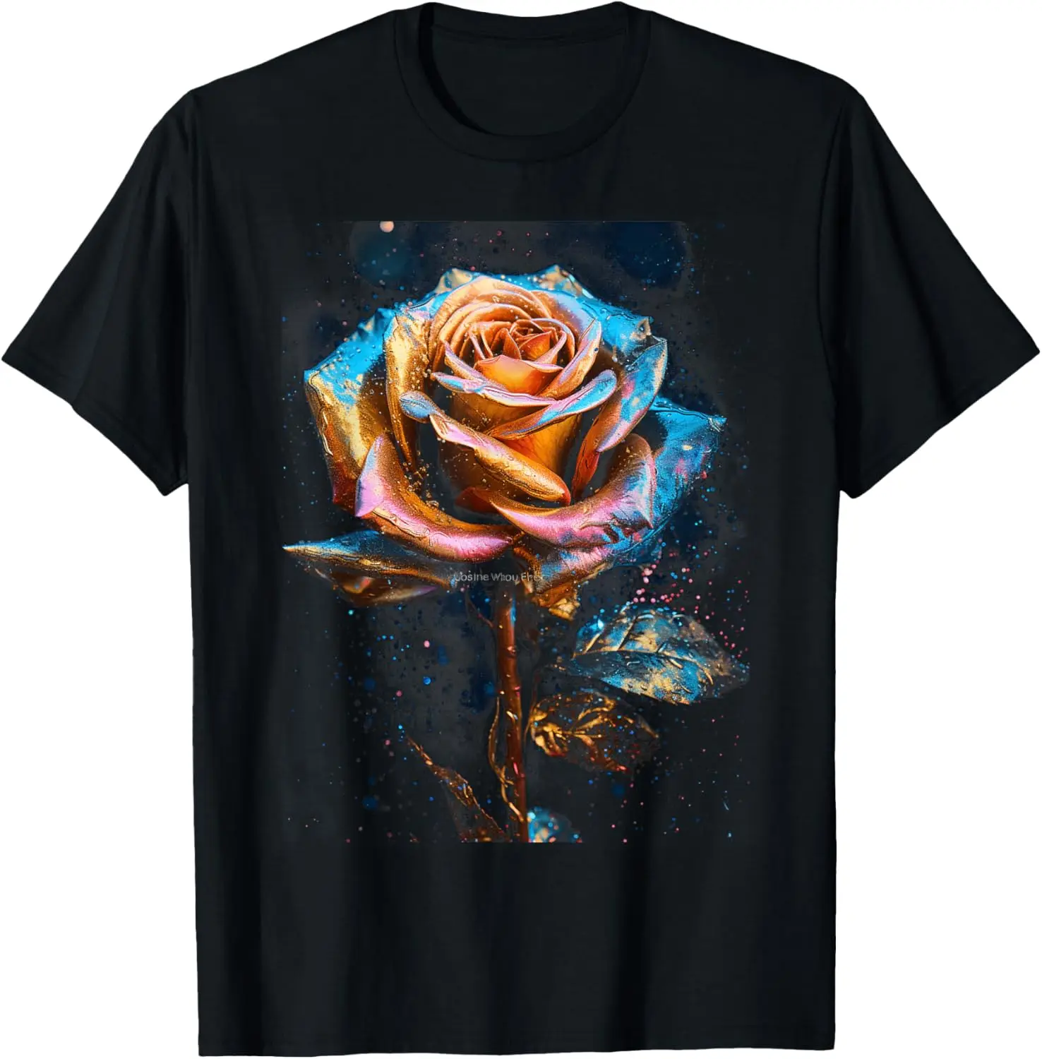 T-shirts graphiques de roses magiques pour hommes, femmes, garçons et filles