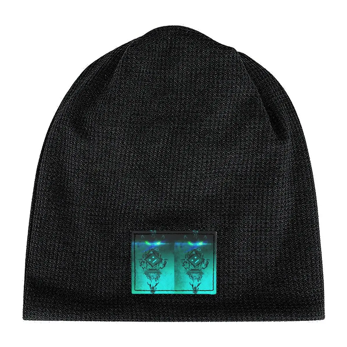 Video Game Geometry Dash Skullies Beanies Hats Warm Autumn Winter Outdoor Cap Fleece-Lined Bonnet Caps for Men Women Adult