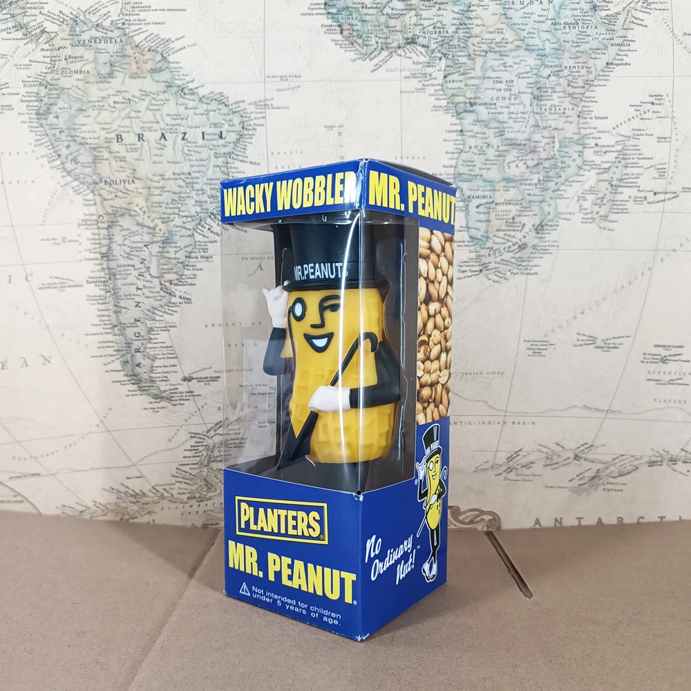 Original Collect Game Movie Anime Classic Cartoon Image Wacky Wobbler Planter Mr. Peanut Bobble Head Figure Model Toys Gift