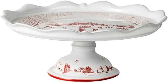 Cake Stands in Ruby, Decorative Dessert Display Stands