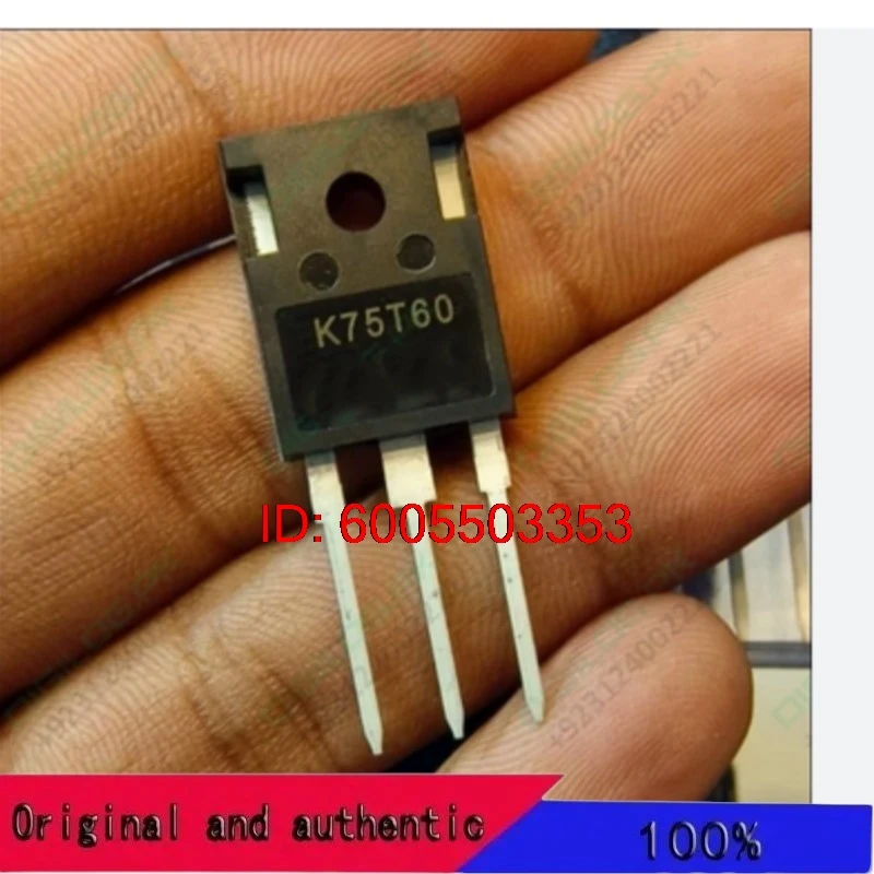 10PCS-30PCS/ K75T60 IKW75N60T TO-247 600V 75A Fast Shipping Quality Guarantee