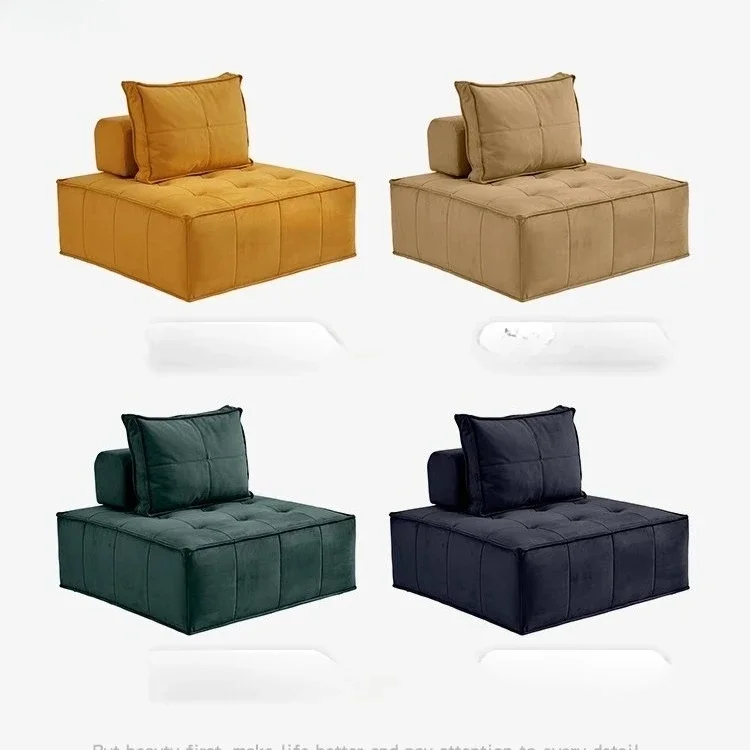 Compression sofas pure sponge square sofas tofu block combination sofa no skeleton box sofa