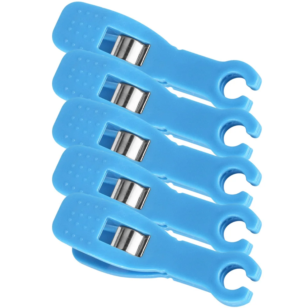 

5pcs Clamps Plastic Ear Round Opening Piercing Clamps Tools Safe Fixing Clips For Body Nose Lip Tattoo Piercing Kit