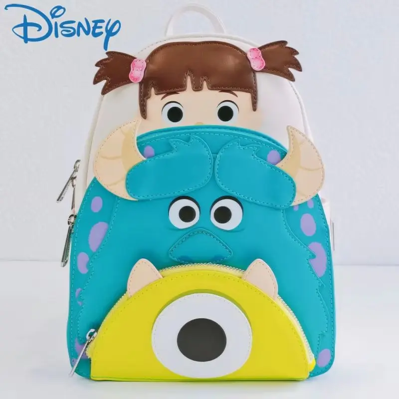 حقيبة ظهر نسائية من Disney Monsters University مصنوعة من جلد البولي يوريثان وحقائب سيدة Toy Story 3 حقيبة مدرسية للأطفال حقيبة يد ماركة للهدايا #1