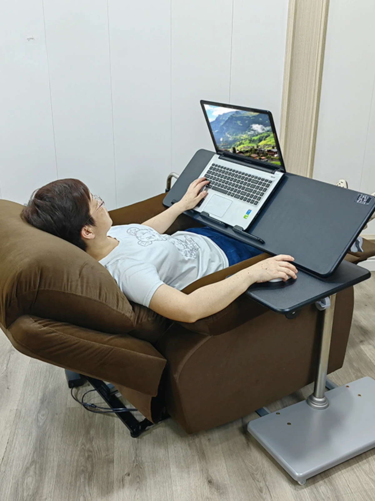 Computer desk, folding table, bedside table, lazy space capsule sofa, computer desk support stand