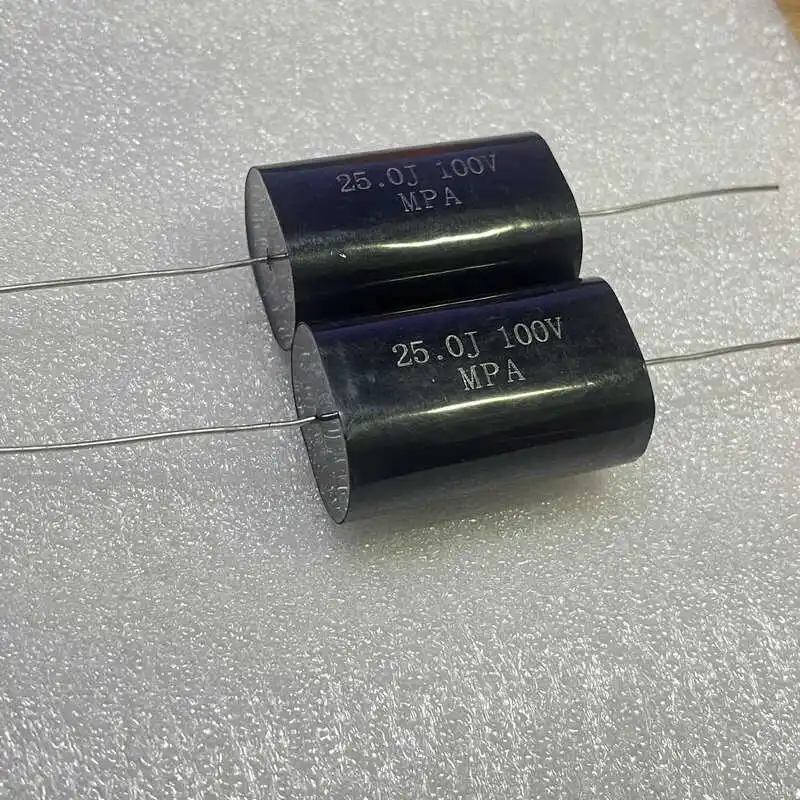 

5PCS/LOT MPA 100V 25UF 256J 25.0J 25.0MFD Metallized Polypropylene Film Frequency Division Capacitor