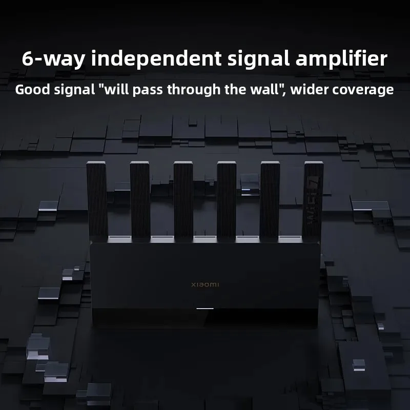 Xiaomi Mijia Router BE6500 WiFi 7 6500M Full 2.5G พอร์ตเครือข่าย 4-core Qualcomm โปรเซสเซอร์ loT สมาร์ทเชื่อมต่อเครือข่ายความปลอดภัยบ้าน