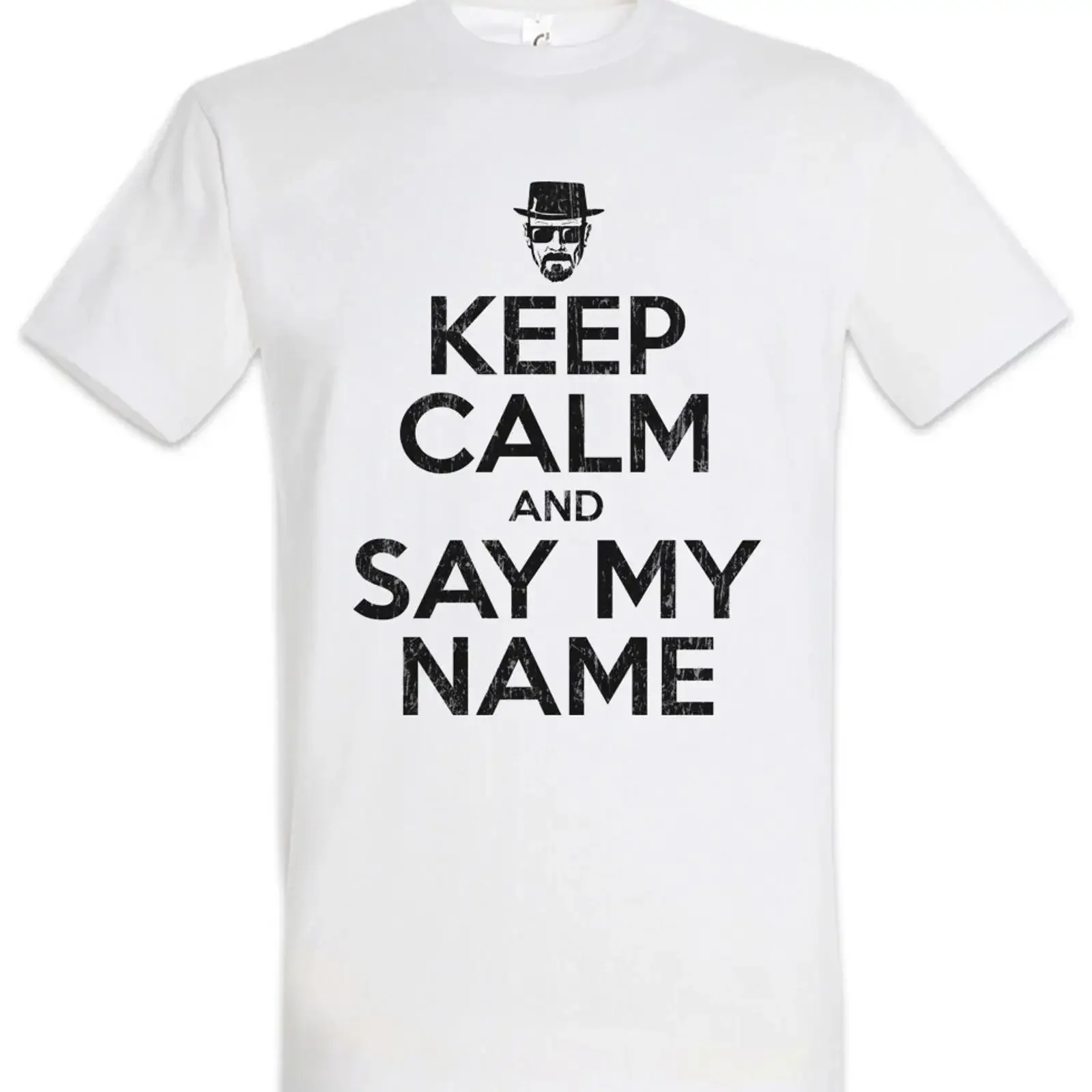 Keep Calm And Say My Name T Shirt Let S Cook Chef Breaking Walter Heisenberg Bad vintage Washed fashion Breathable Soft