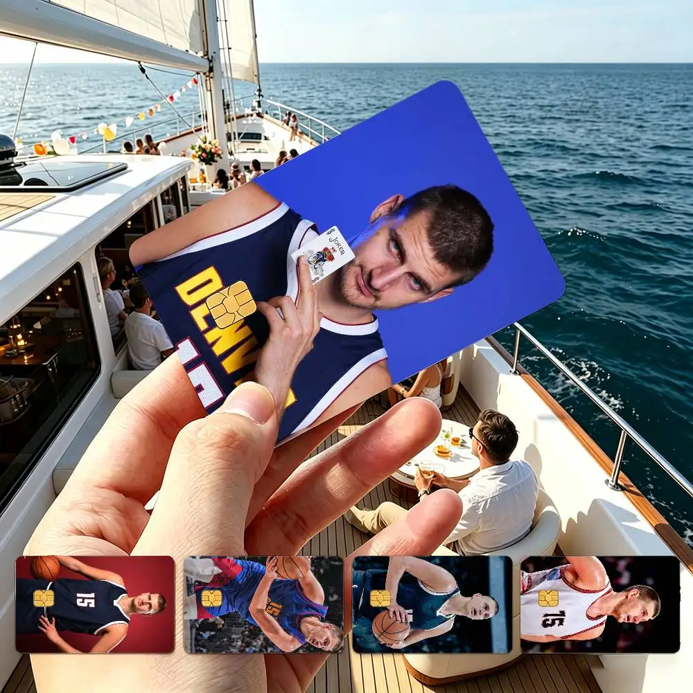 

N-Nikola Jokic Credit Card HD Stickers Small Chip Waterproof Sticker Game Card Decal Gift
