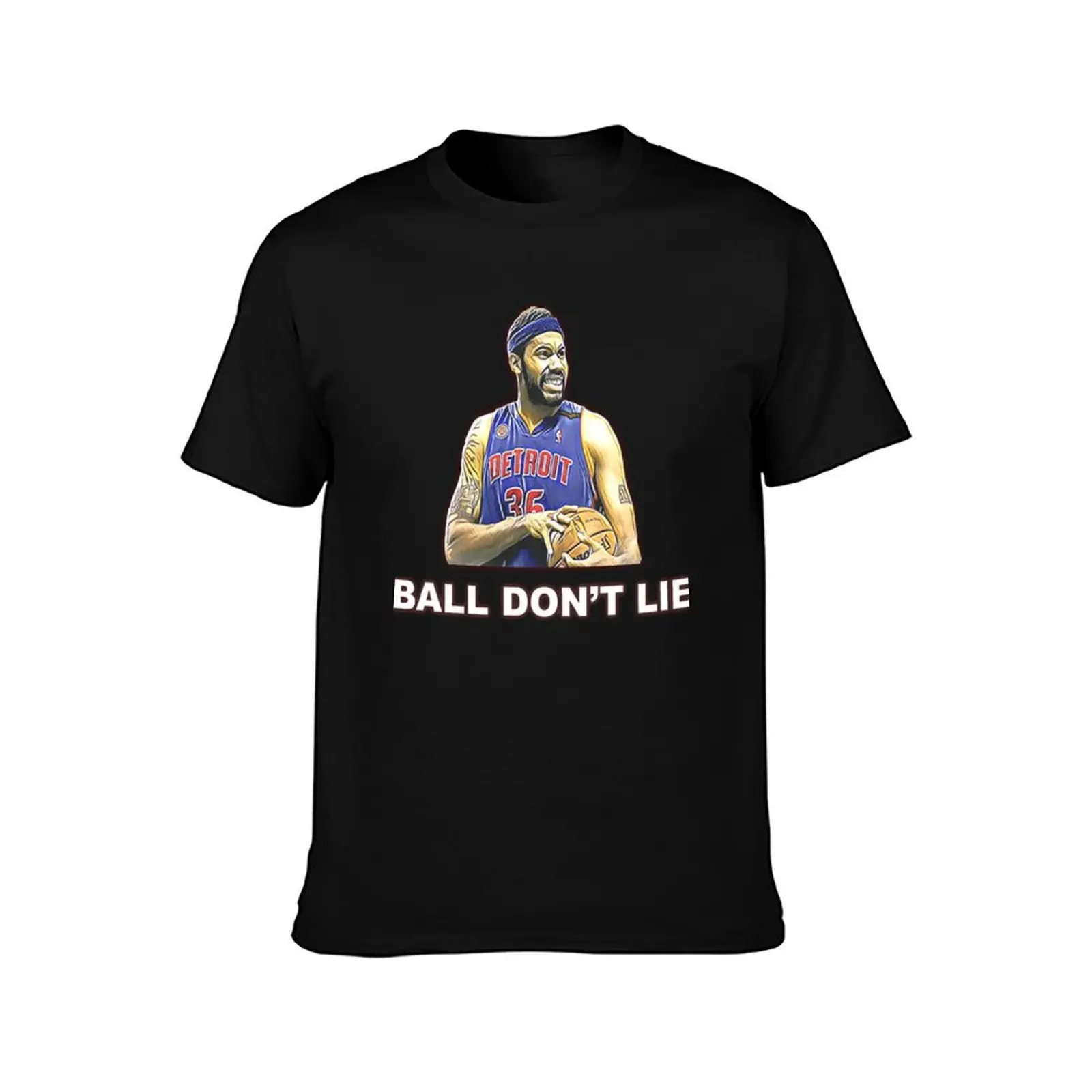 Rasheed Wallace Ball Don t Lie Rasheed Wallace's Ball Does Not Lie T-Shirt Summer Casual Cotton Tee Oversized Streetwear Tops
