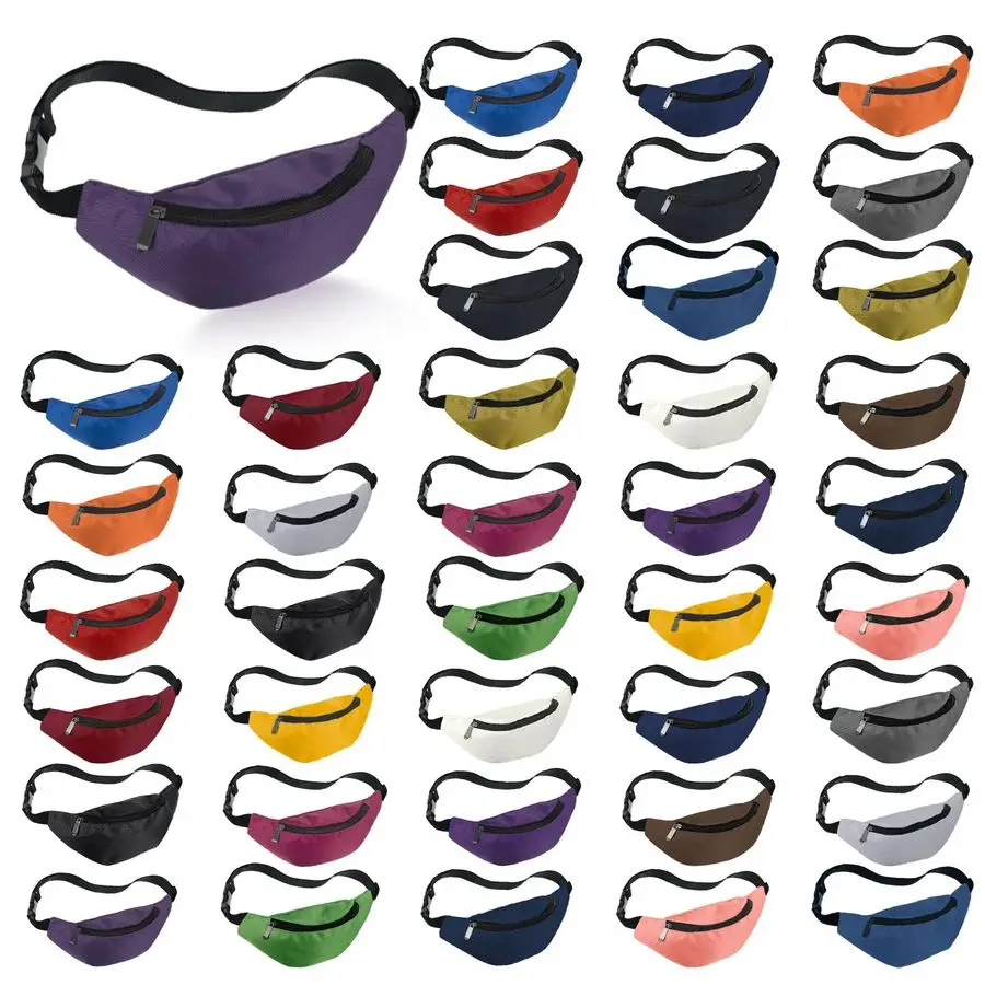 

40 Neon Fanny Packs Bulk, 80s Party Waist Bag Adjustable Colorful Oxford Cloth Fashionable Fanny Bags for Women Men Travel Runni
