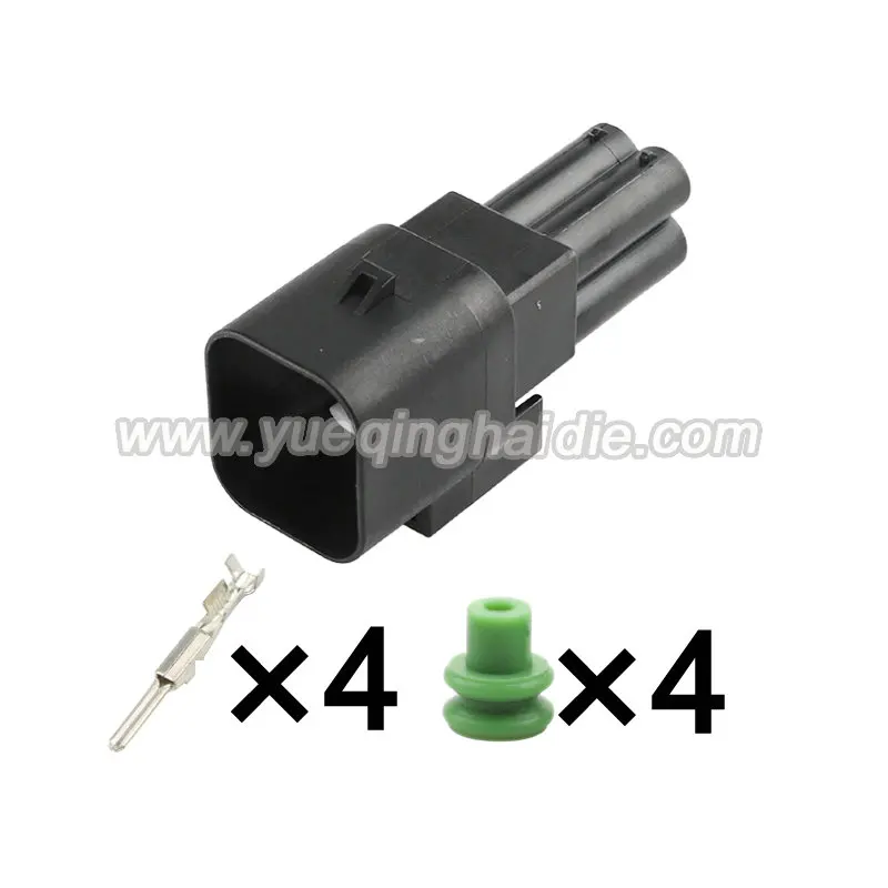 4 Pin 936254-2/936293-2 Automotive Electrical Terminals Seal Tweeter Klaxon Wire Cable Harness AC Assembly Socket