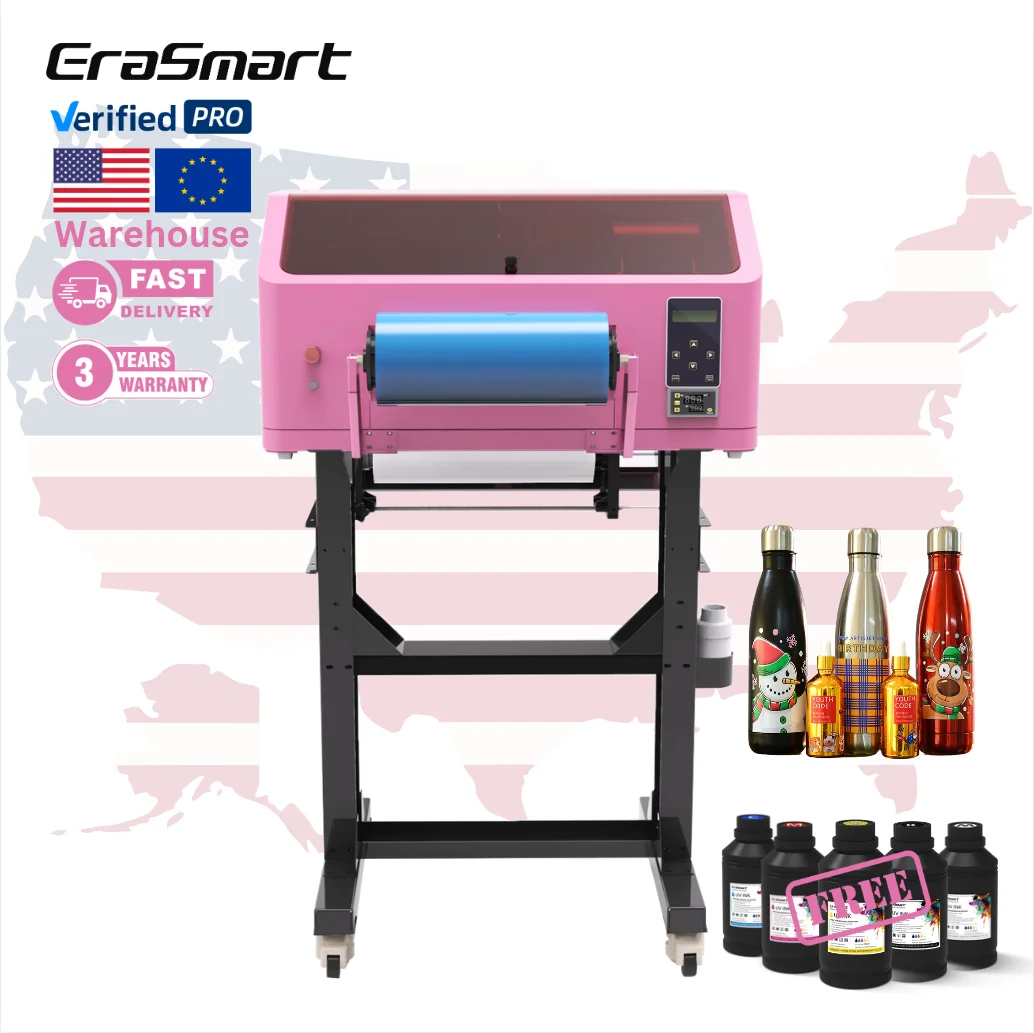 Erasmart A3 наклейка 30 см автоматический ламинирующий УФ-принтер Dtf для чехла для телефона акриловая сувенирная ручка Ab Film A3 УФ-принтер Dtf