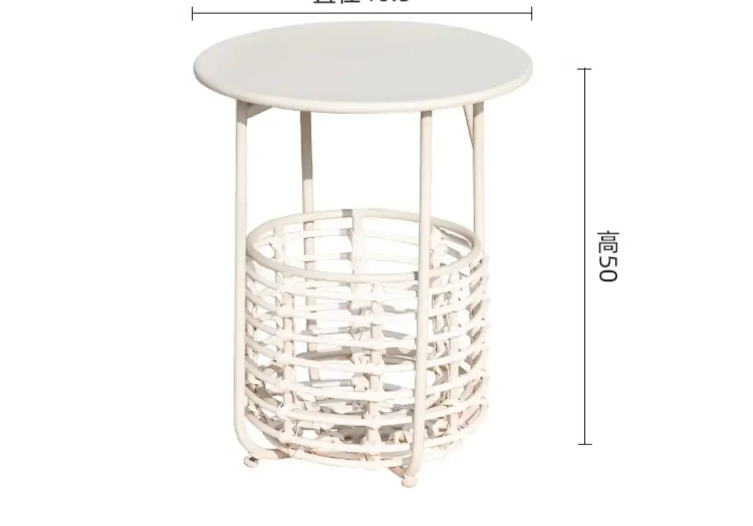 Table and Chair Single Backrest Sleeping Lounge Sofa Chair Outdoor Tea Table Table and Chair Combination