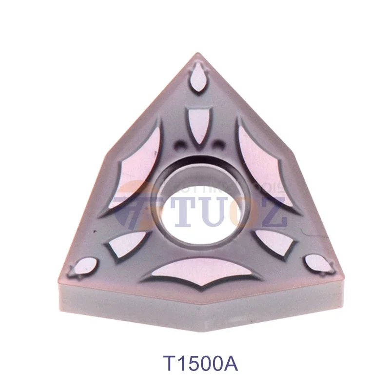 

100% Original WNMG080402N-FA T1500A Turning Tools Metal Ceramics Insert WNMG 080402 -FA R0.2 WNMG08 CNC Lathe Cutter