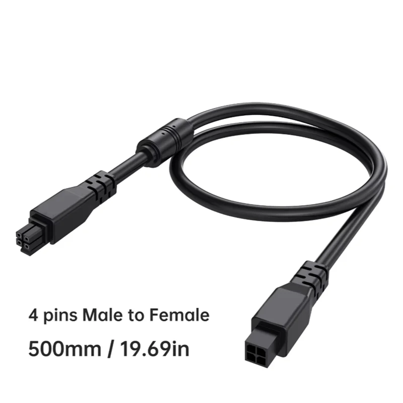 【Buy It-Now!】4 Pin Male To Male Panda AMS Cable With Magnetic Ring For Bambu Lab P1P P1S X1C H2D A1 A1 Mini