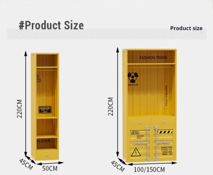 # Cabinet Metal Mesh Red Closet Double Deck Combination Drop Subway Art Home Open Closet