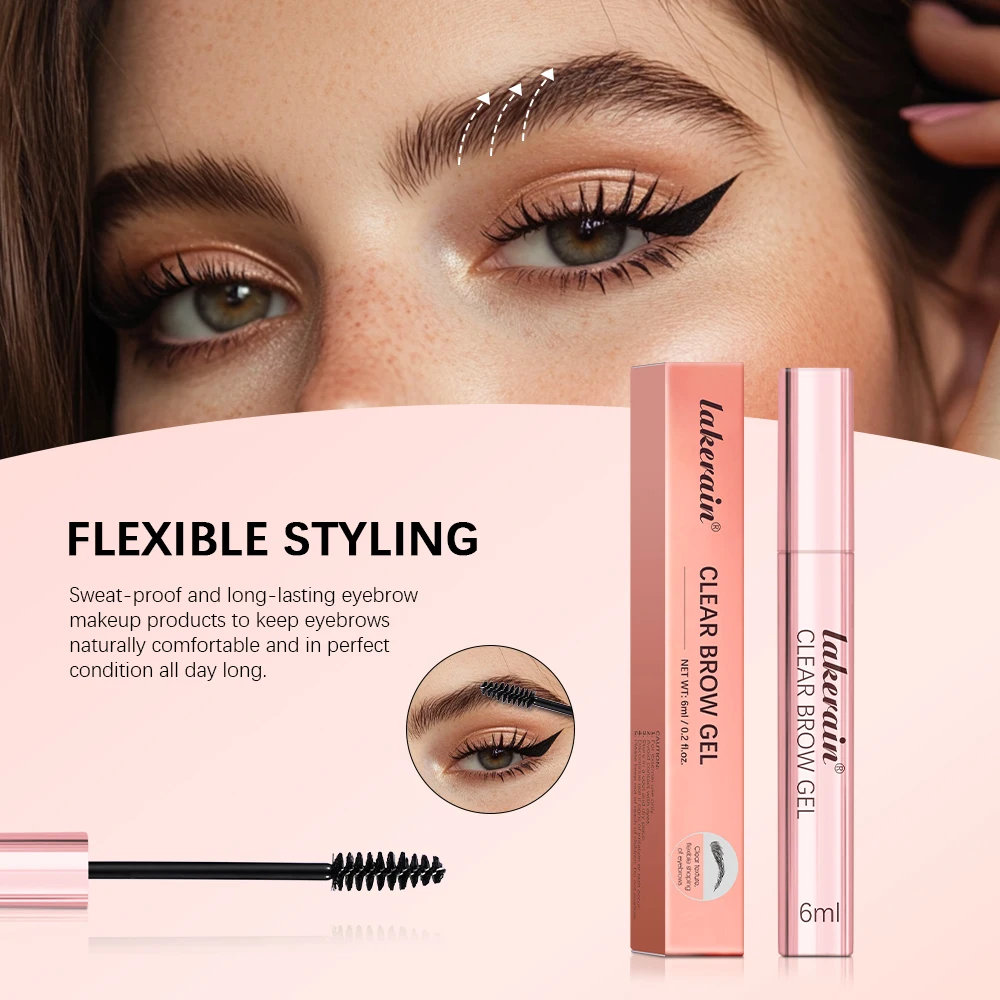 โปร่งใส Eyebrow GEL กันน้ํา Long Lasting Fixing Brow NATURAL Eyebrow แต่งหน้าจัดแต่งทรงผม CLEAR Eyebrow เครื่องสําอางค์