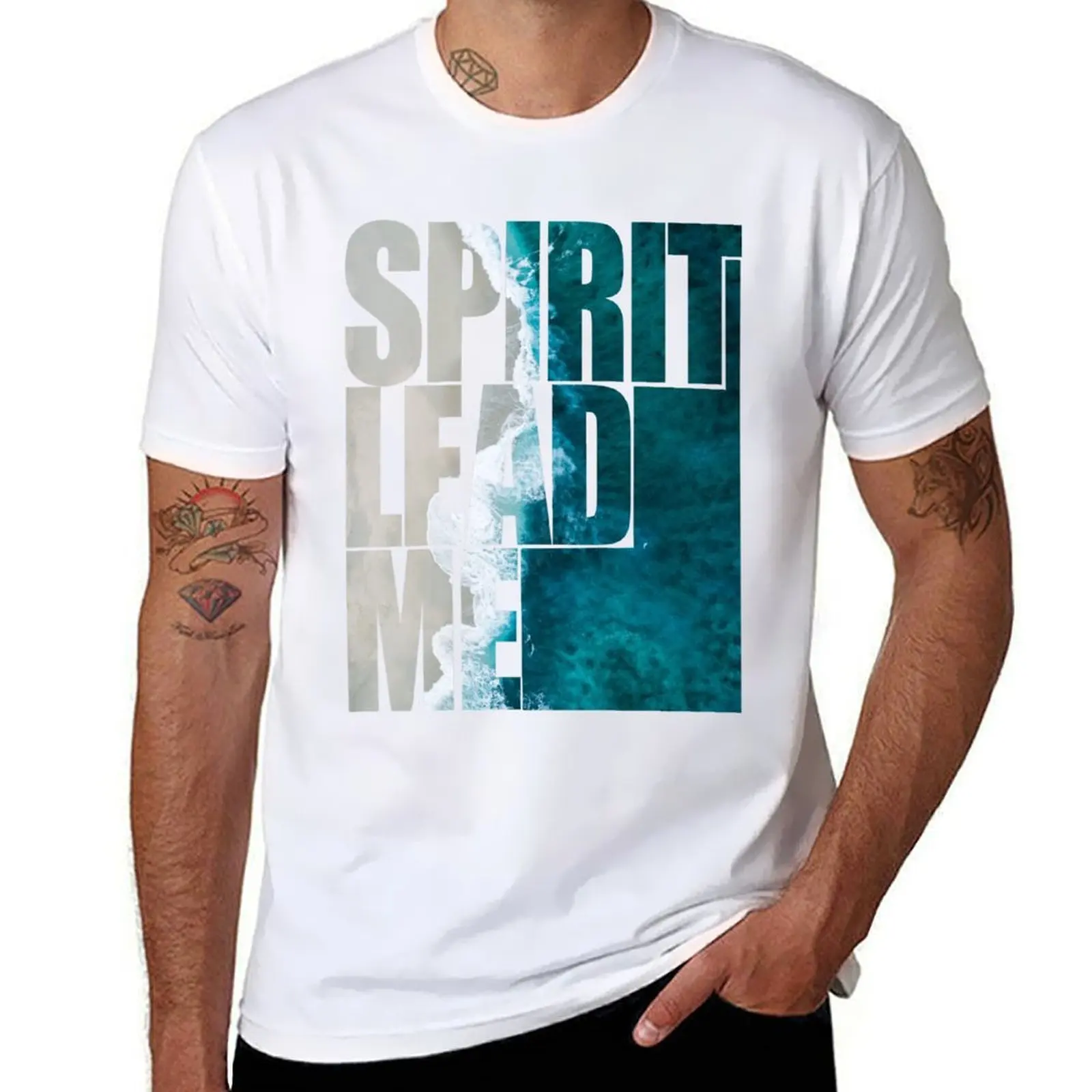 

Spirit Lead Me T-Shirt cotton t shirts man 100% t shirt for man T-Shirt