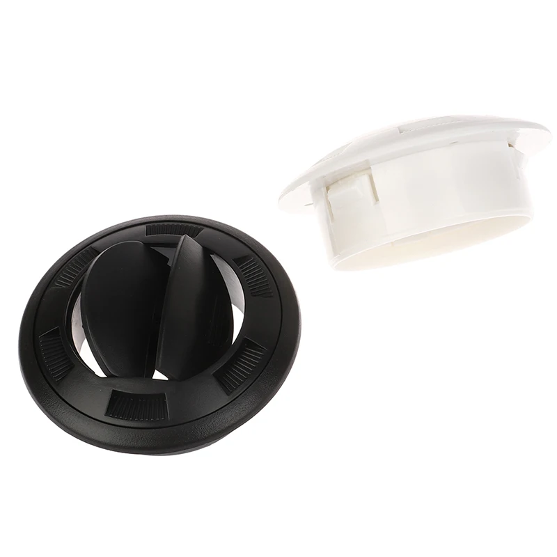 Black Closeable Rotatable 75mm Air Vent Outlet Air Conditioning Vent Car Air Conditioner Outlet For Rotatable Ventilation Switch