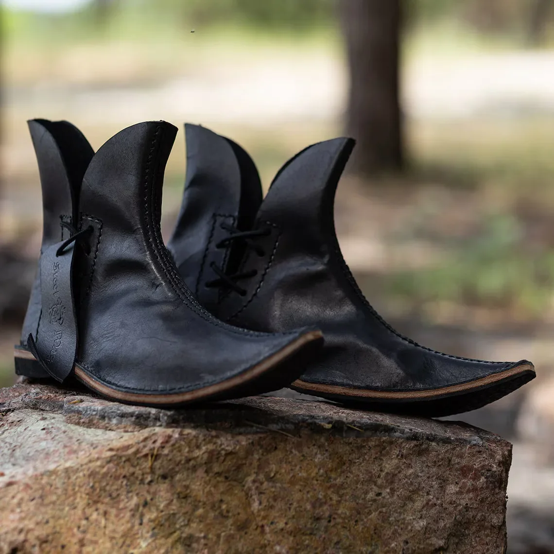 Mittelalterliche Renaissance-Spitzenstiefeletten mit seitlicher Schnürung für Männer und Frauen, Piraten-Halloween-Cosplay-Party-Schuhe 2026 – Detail 11