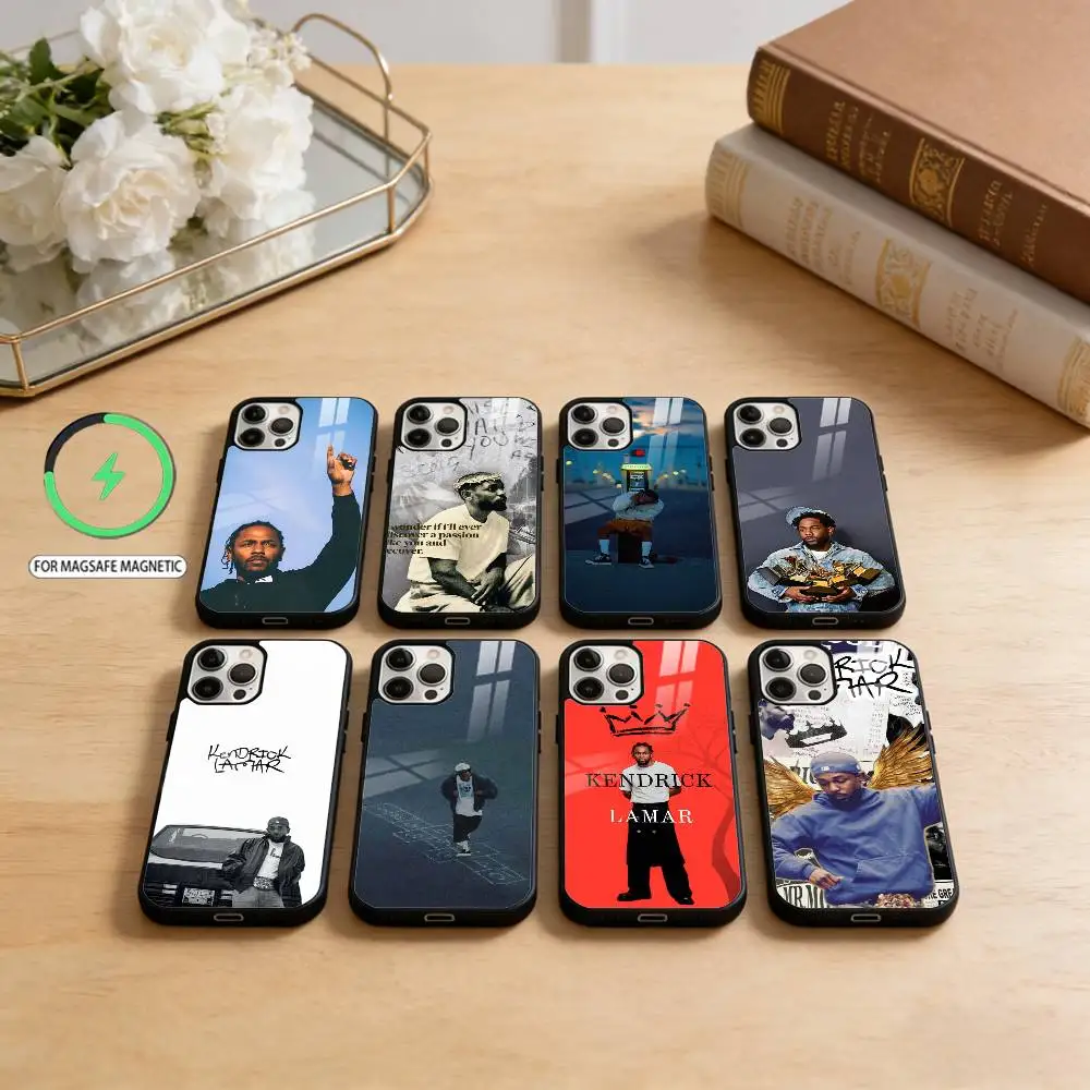 

k-kendrick l-lamar Phone Case For iPhone17,16,15,14,13,12,11 Plus,Pro Max Magnetic For Magsafe Wireless Charging