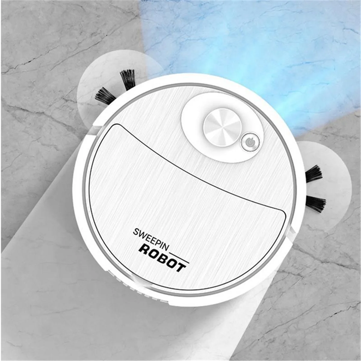 USB Sweeping Robot Vacuum Cleaner Mopping 3 in 1 Smart Wireless Dragging Cleaning Sweep Floor for Home Office-B