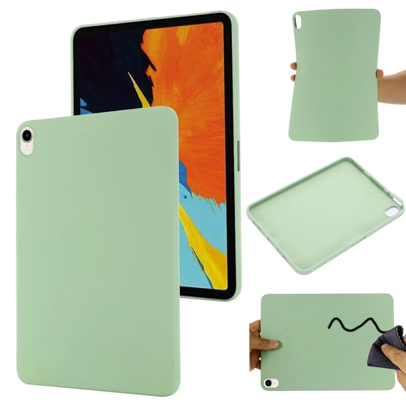 For iPad Mini 6 Case Soft Liquid Silicone Case Shockproof Back Cover for iPad Mini 2021 8.3inch