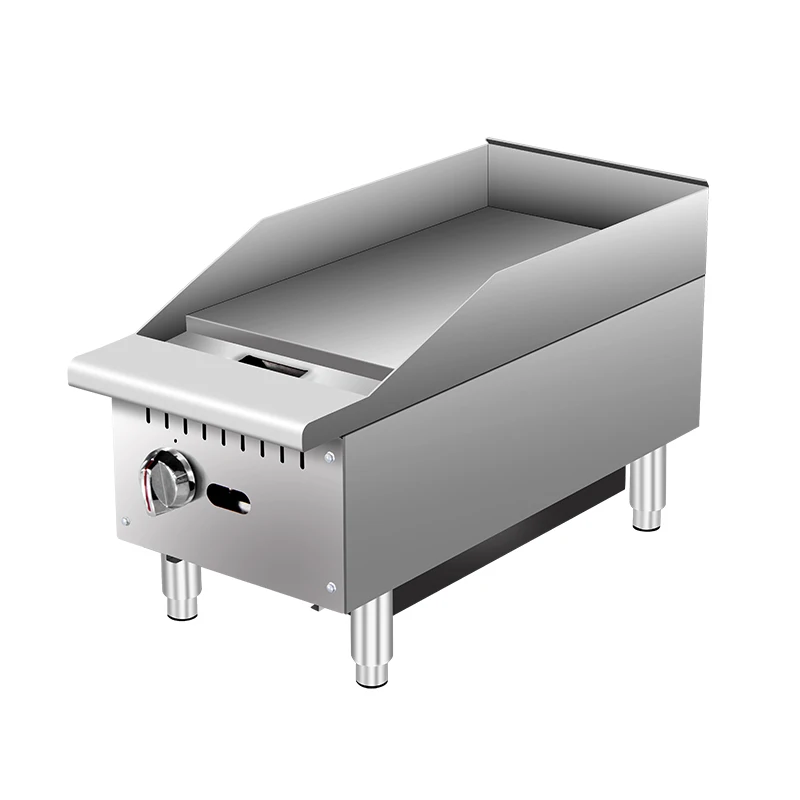 Customizable Commercial Kitchen Equipment Stainless Steel Eco-friendly Gas Griddle Flat Top Grill BBQ Tool Restaurants