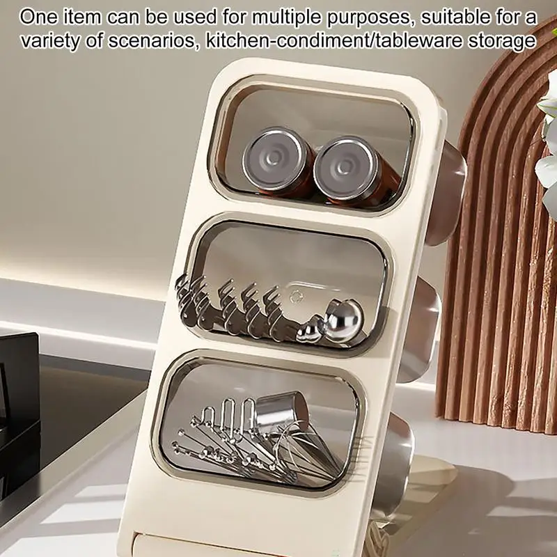 ผู้ถือดินสอสําหรับโต๊ะ Bunny Design ปากกาสําหรับโรงเรียนเดสก์ท็อป 3 ช่อง Clear Markers ดินสอสีกล่องเก็บสําหรับโต๊ะ