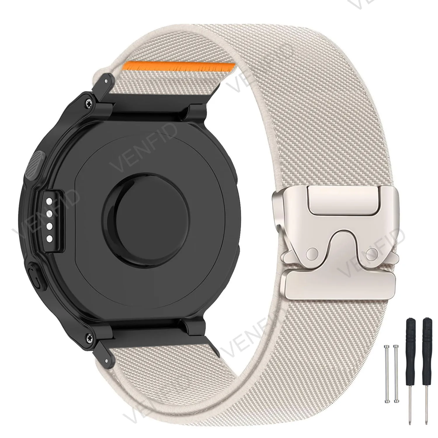 جديد الرياضة النايلون حزام (استيك) ساعة حلقة متوافق مع Garmin Forerunner 735XT لينة المنسوجة حزام ل 220 230 235 620 630 نهج S6 S20 #1