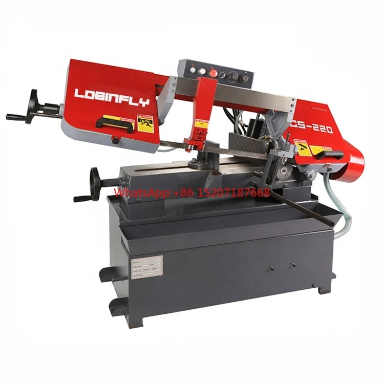 Steel Rod Cutting Band Saw Machine Metal Bandsaw CNC Machine Manual Machine Multifunctional Hot Product 2024 Provided Gearbox