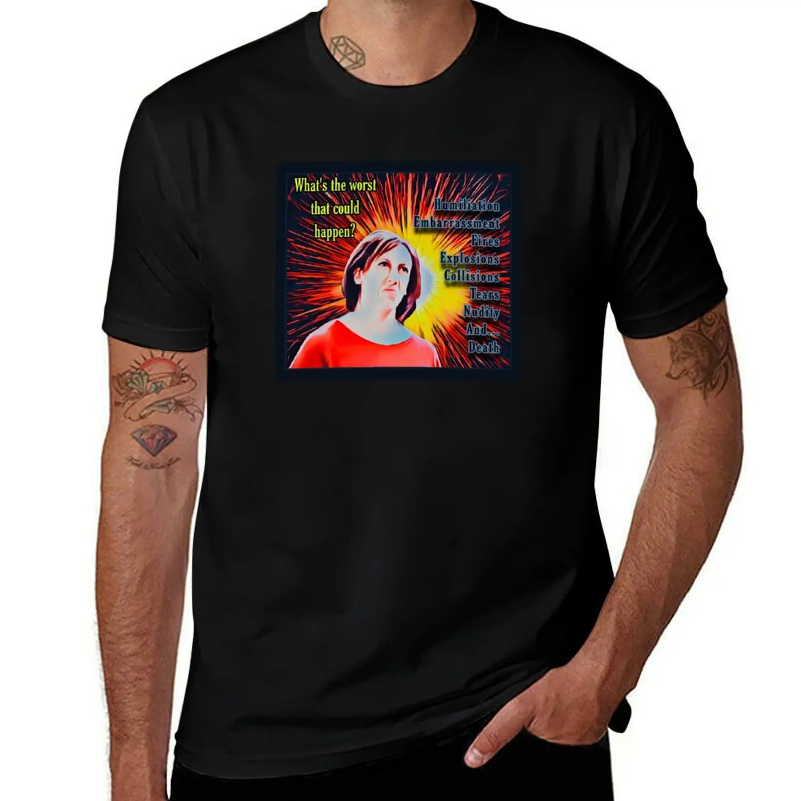 Miranda Catastrophizing T-Shirt Sweat Absorbing Sports Tee Shirt T-Shirt