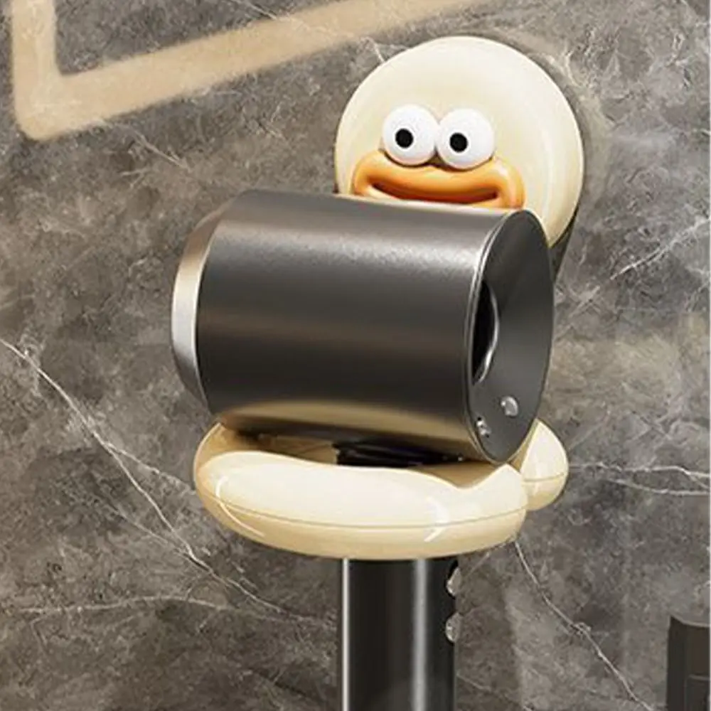 

Multifunctional Plastic Hair Dryer Holder Wall-Mounted Punch-Free Hair Dryer Racks Waterproof Stylish Blow Dryer Holder Home