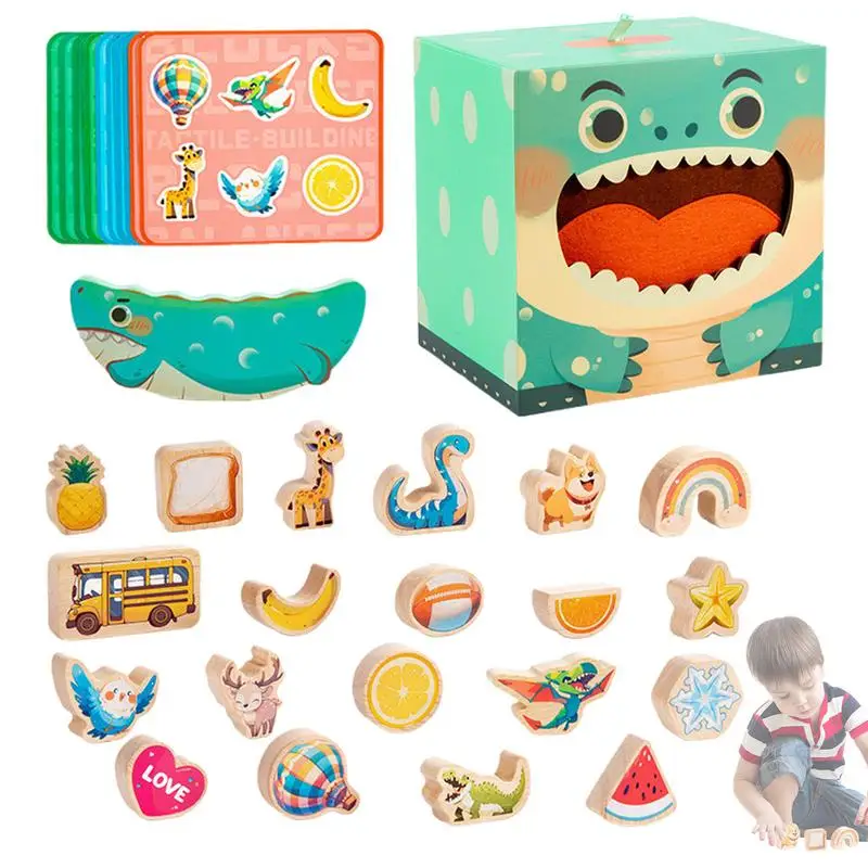 Animals Stacking Blocks Balance Game Dinosaur Design Stacking Balance Game Animal Stacking Toys Balance Game For Girls Boys Kids