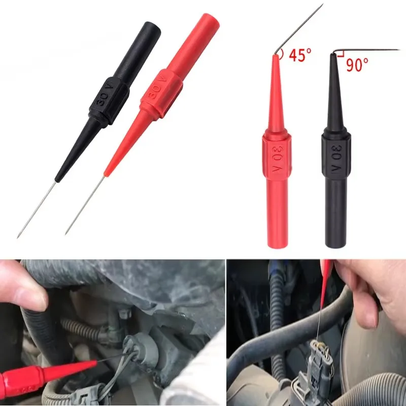 1/2/3/4Pcs Test Probe Stainless Steel Needle Tester Lead Probe Tip For Multimeter Tool Kit Test Probes Needle