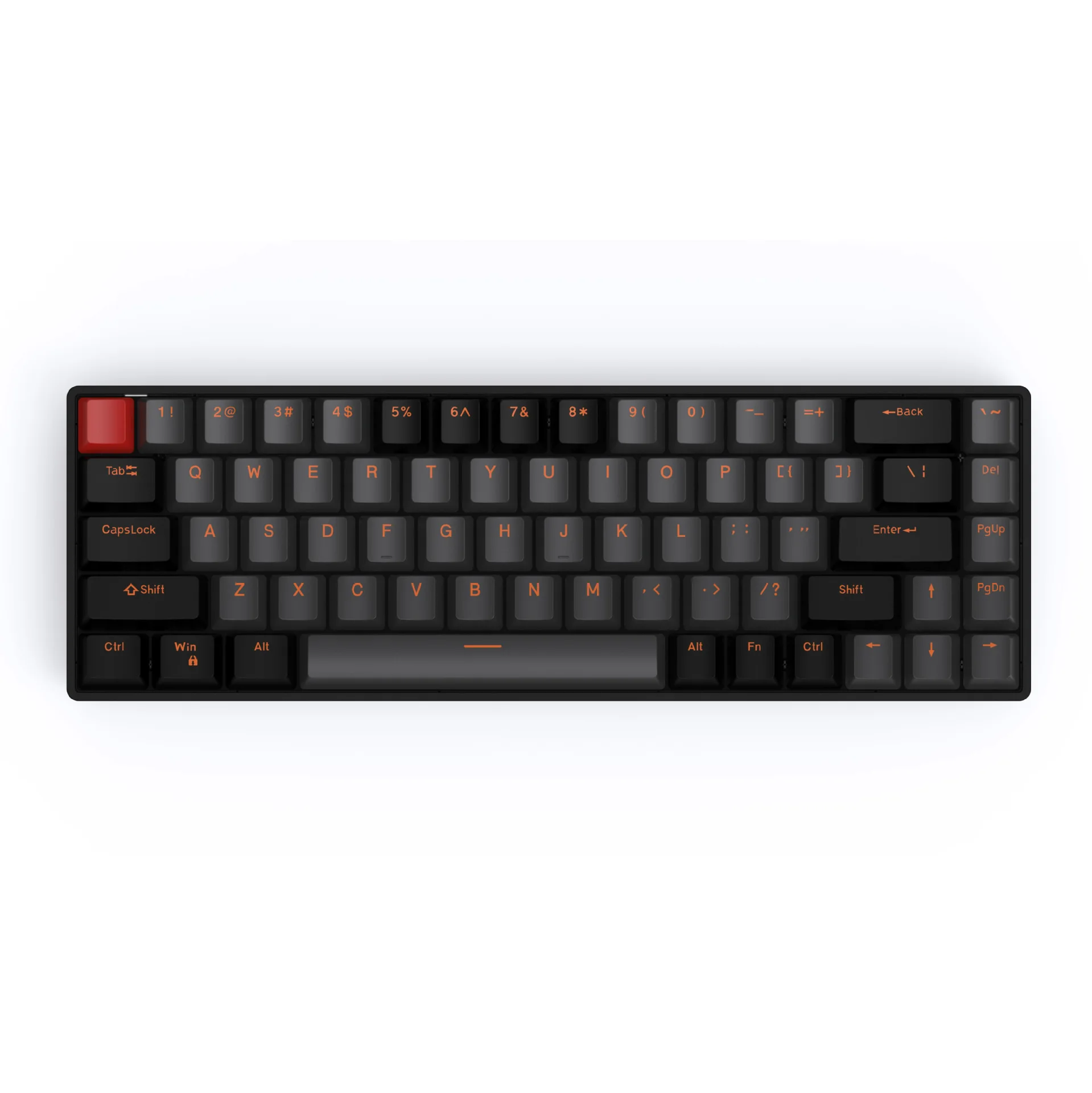 Imagem -04 - Teamwolf-interruptor Magnético Personalizado Teclado com Fio Gatilho Rápido Hot Swap Rgb Fps Gaming Teclado Raven68 68 Chaves