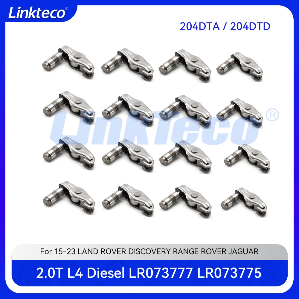 16X Engine Valve Lifter Rocker Arm Fit 2.0 L T 204DTD 204DTA Diesel For JAGUAR XE XF Land Rover Range Rover 2.0L 2.0T AJ200