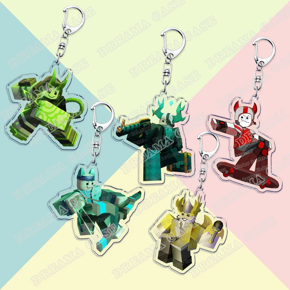 تتجه لعبة الكرتون القتال Chibis سلاسل المفاتيح للإكسسوارات حقيبة Keyrings مجوهرات المشجعين الأصدقاء الهدايا