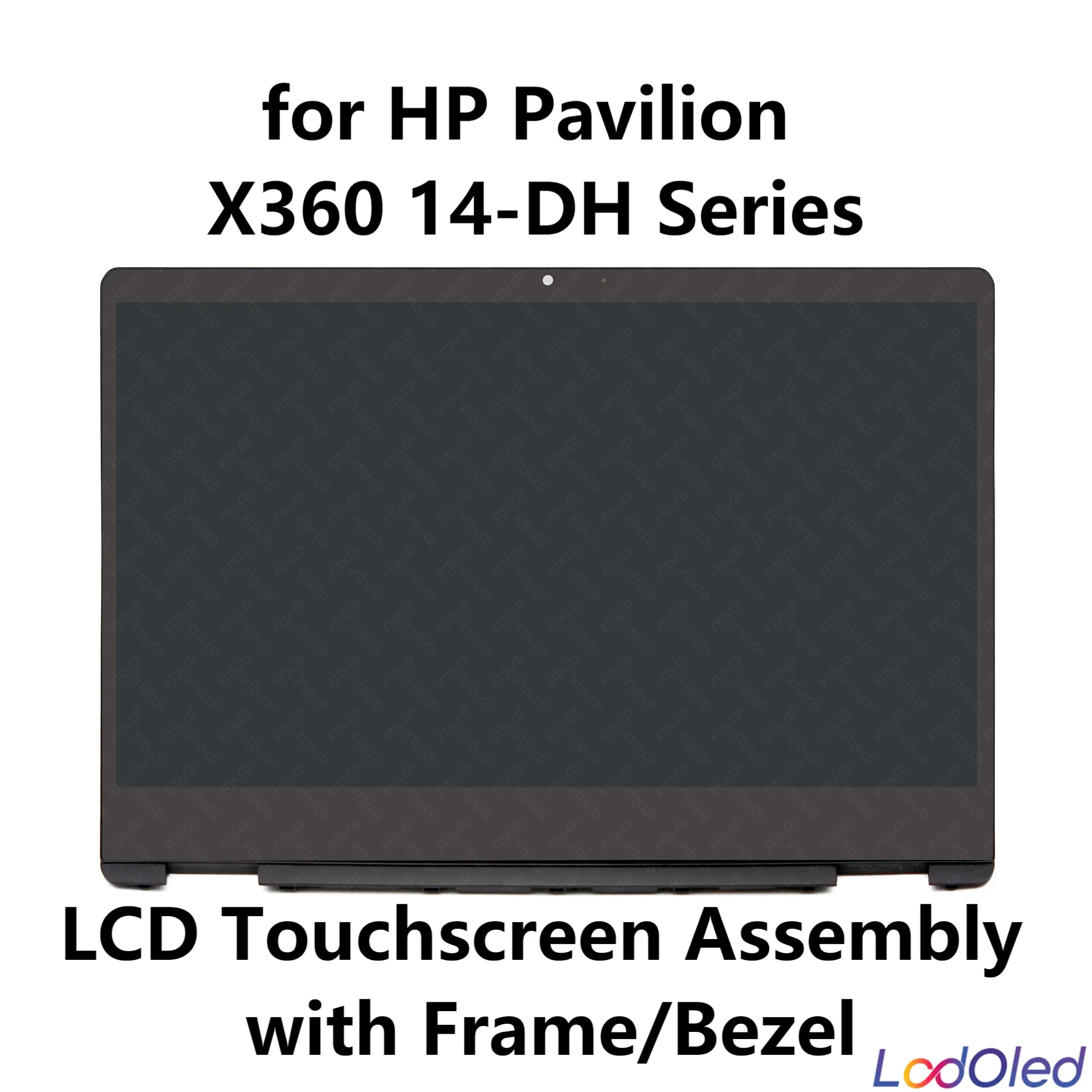 LCD Display Touch Screen Digitizer for HP Pavilion X360 14-dh1000nx 14-dh1001nx 14-dh1002nx 14-dh1003nx 14-dh1004nx 14-dh1008nx