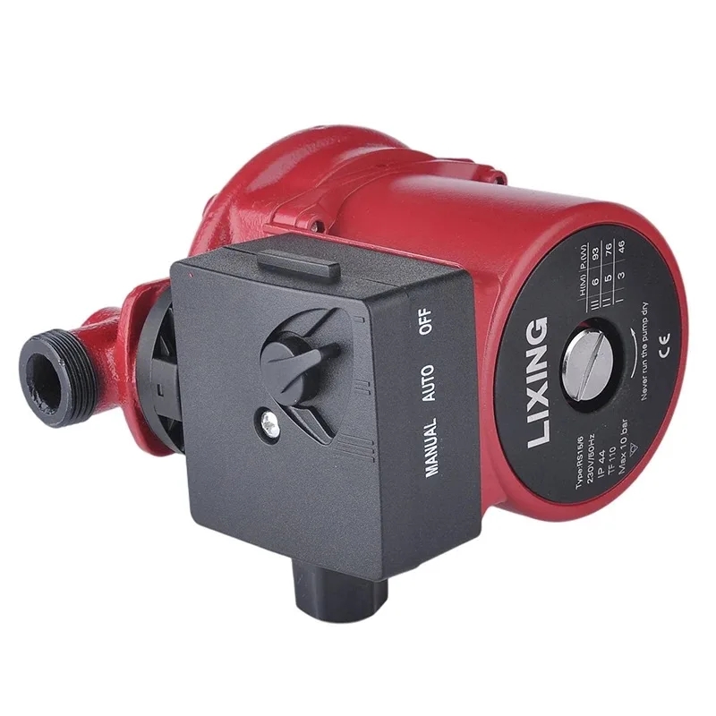 165W temperature control Automatic Central Heating Circulating Pump 220V Household Heating Hot Water Circulation Pump