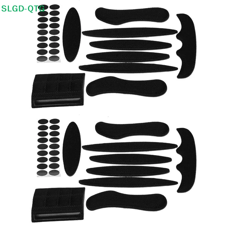 NEW 27pcs/set Helmet Padding Kits Sealed Sponge Replacement Motorcycle Bicycle Cycling Universal Foam Pads Set