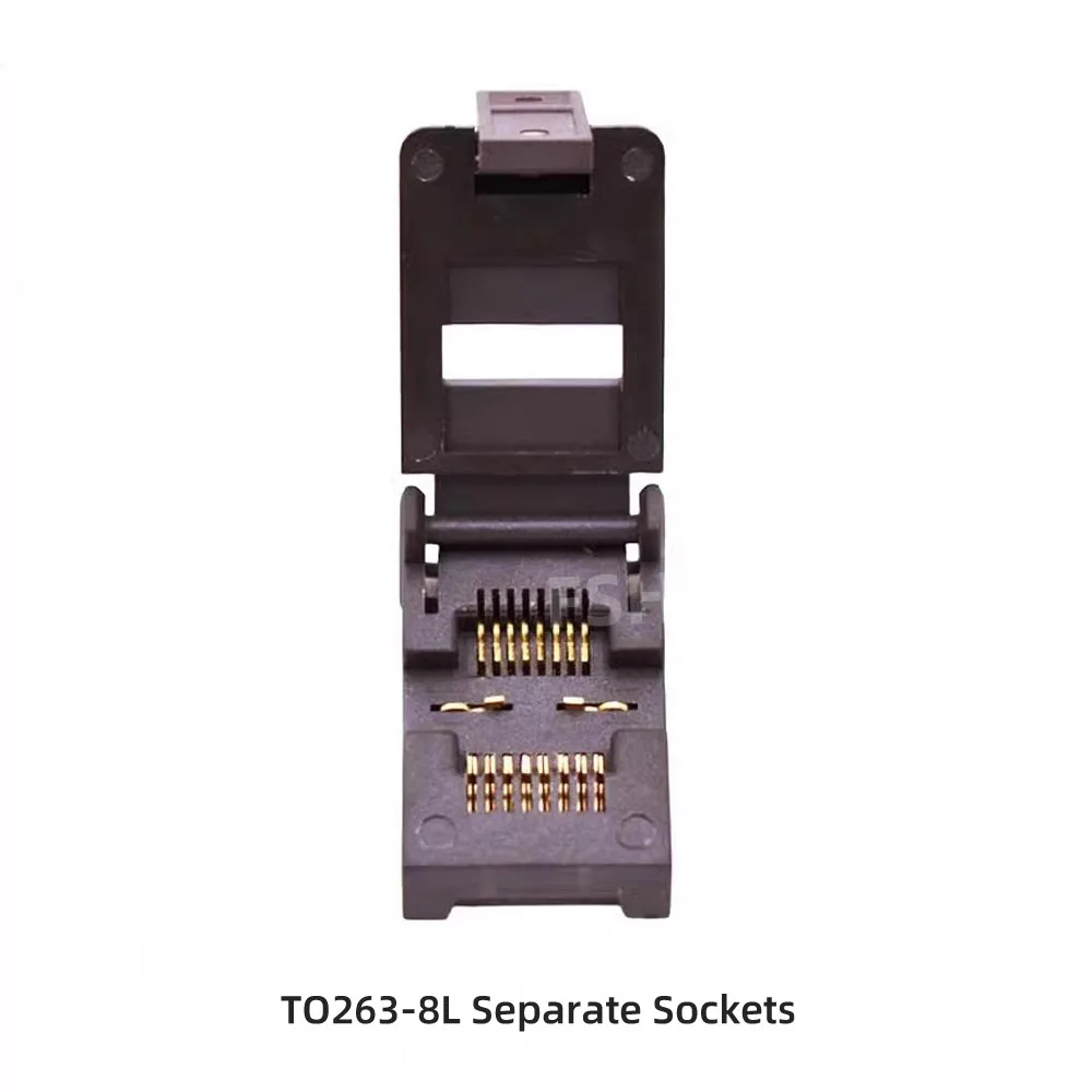 Clamshell TOLL263 TO263-8L soquete de teste de envelhecimento TO-263-8L soquete de teste de 8 pinos