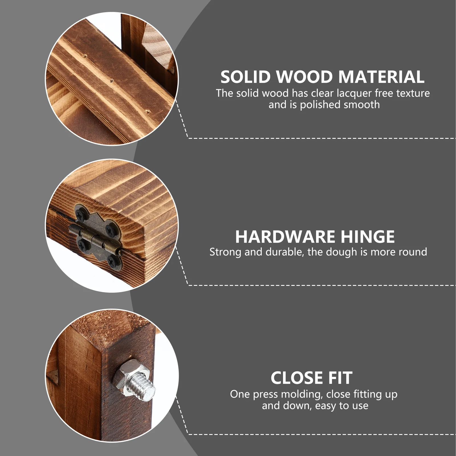 

1 pc Wooden Dumpling Presser Mold For Dumpling Wrapper Dough Pressing Tool Kitchen Gadget Baking Cooking Tool Household Use Easy