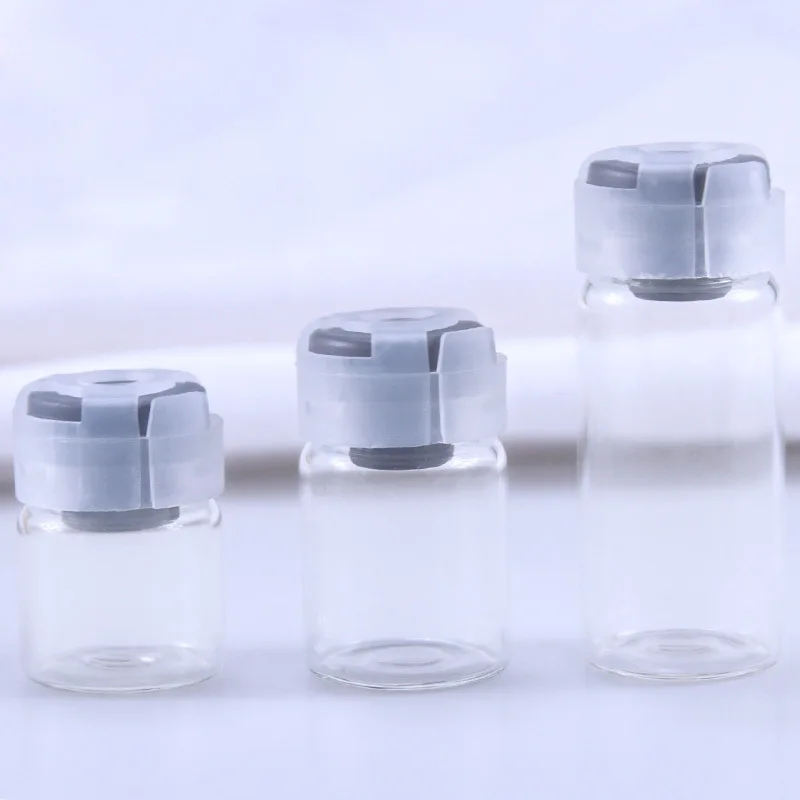 

1000pcs/lot 3ml 5ml 10ml Empty Sterile Glass Sealed Serum Vials Liquid Containers