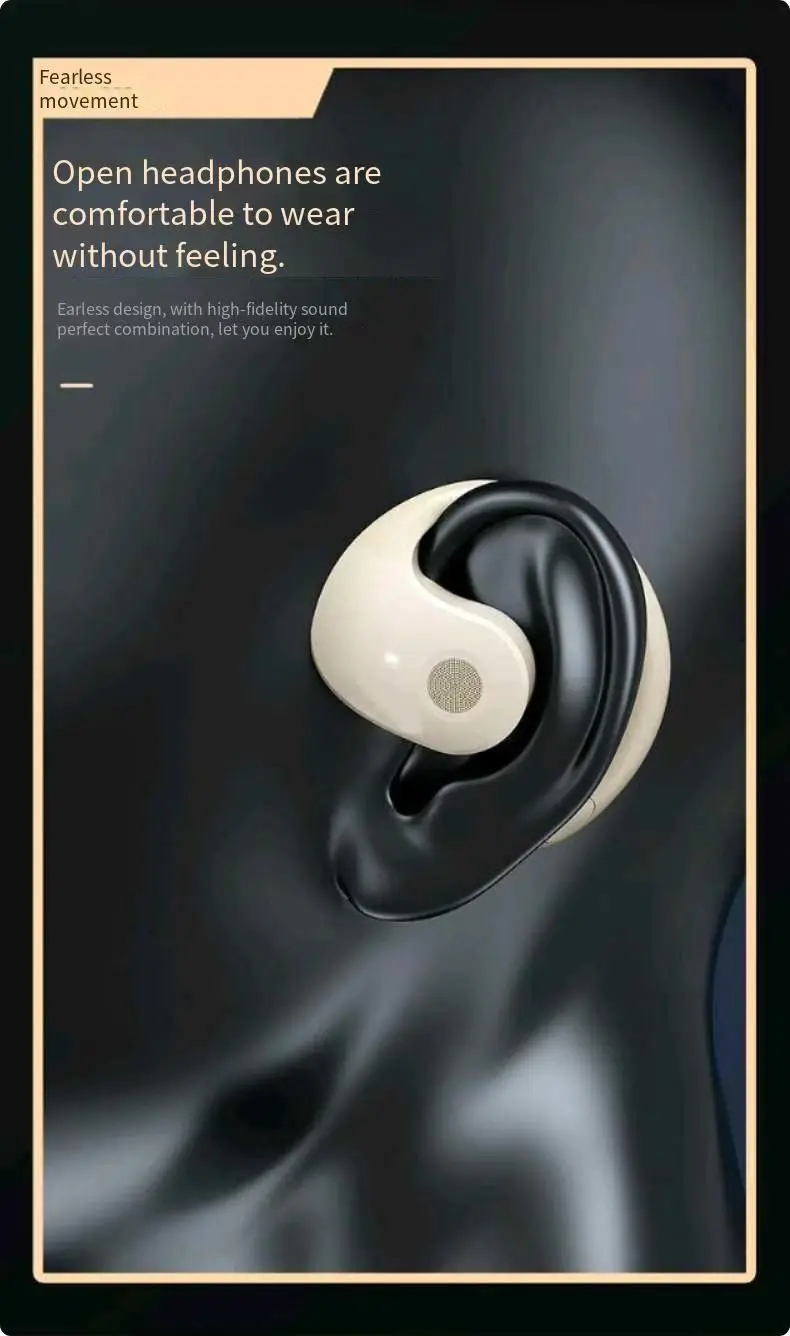 New feature small coconut ball TWS Bluetooth headset ear-mounted OPEN6 super lon